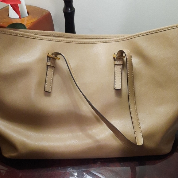 Michael Kors Brown Leather Tote - Picture 3 of 15